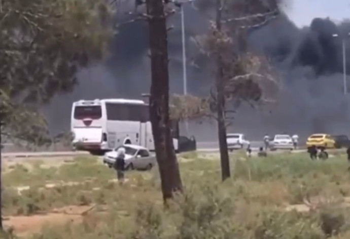 תקיפות באיראן (צילום:  רשתות חברתיות ערביות)