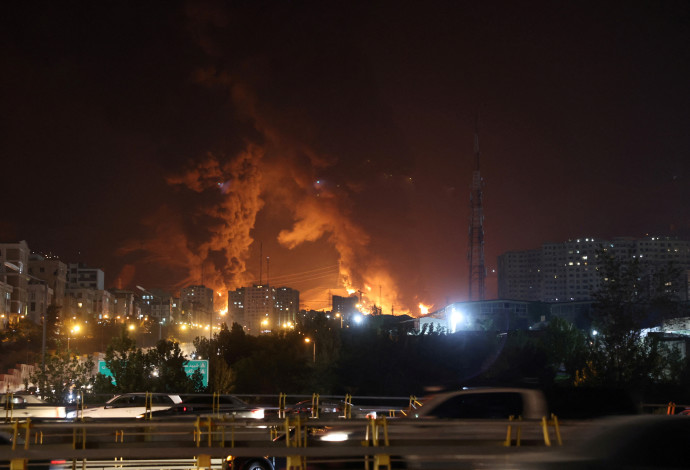 תקיפה באיראן (צילום:  Majid Asgaripour/WANA (West Asia News Agency) via REUTERS)