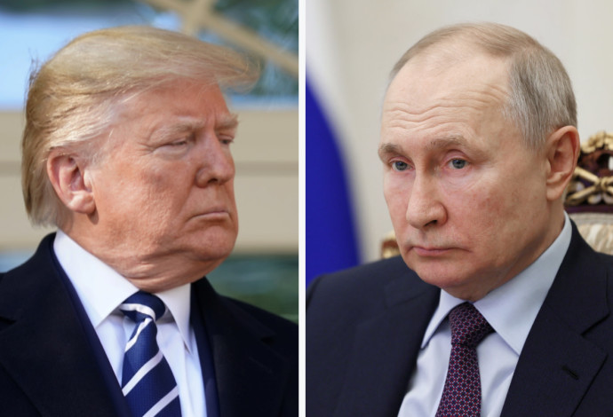 טראמפ, פוטין (צילום:  REUTERS/Kevin Lamarque,Sputnik/Gavriil Grigorov/Pool via REUTERS,Sputnik/Gavriil Grigorov/Kremlin via REUTERS)