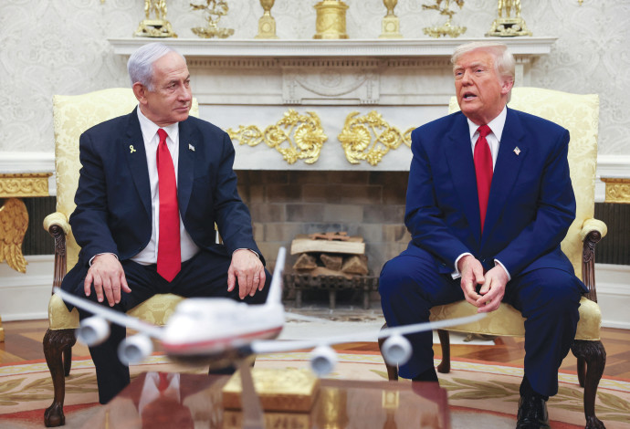 דונלד טראמפ ובנימין נתניהו (צילום:  רויטרס)