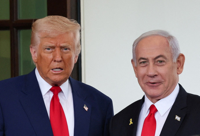 בנימין נתניהו, דונלד טראמפ (צילום:  REUTERS/Leah Millis/File Photo)