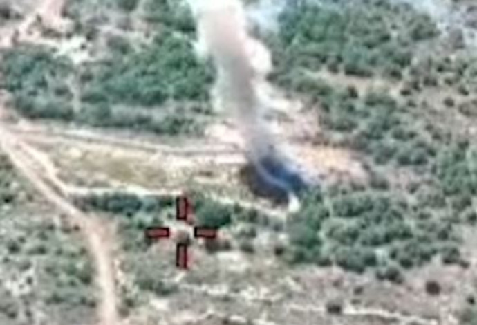 תקיפה בלבנון. לצילום אין קשר לכתוב (צילום: רשתות ערביות)