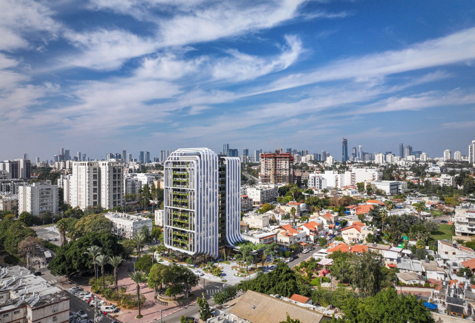 פרויקט ההתחדשות במתחם בניהו שקד ברמת גן (צילום:  הדמיה Masa architecture)