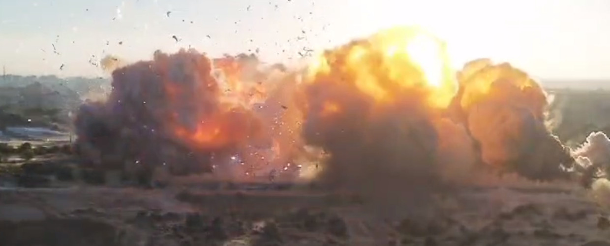פיצוץ מוצב של הג'יהאד האסלאמי בצפון רצועת עזה