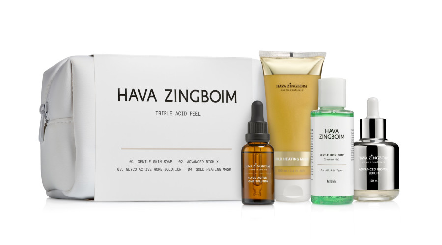 HAVA ZINGBOIM TRIPLE ACID PEEL  (צילום: אורי גרון)