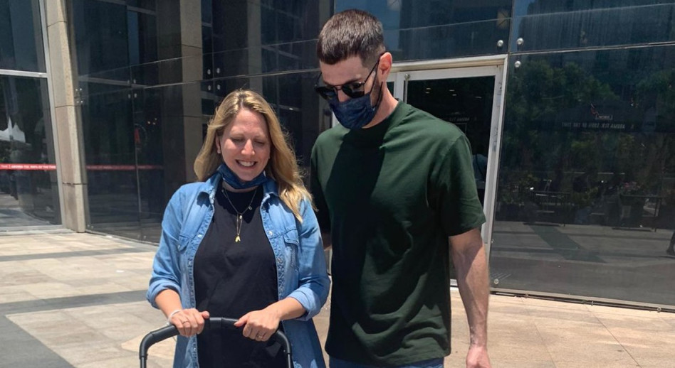 חיים אתגר ואשתו ענבל