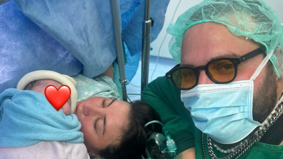 אליאב זוהר, ספיר מסיקה והתינוקת (צילום: צילום מסך מתוך אינסטגרם)