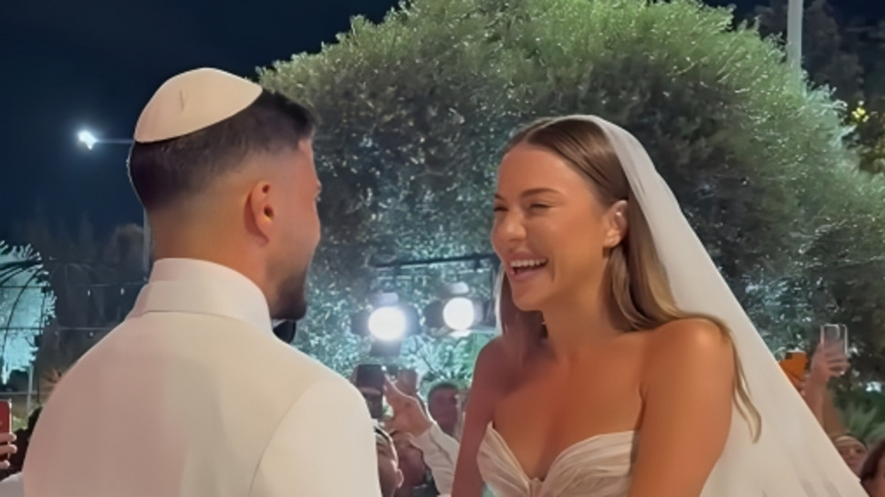 יוגב מלכה וג'וליה שחר התחתנו! (צילום: ליאל פרץ)