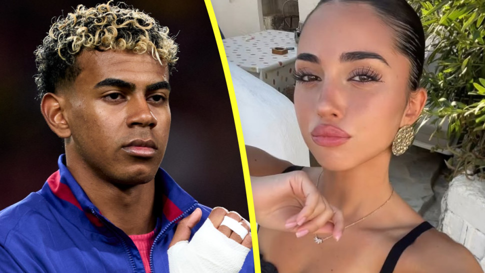 אנה גגנוסו, לאמין ימאל (צילום: צילום מסך אינסטגרם,Pedro Salado/Getty Images)