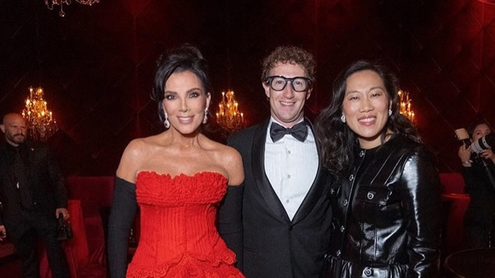 קריס ג'נר ומארק צוקרברג (צילום: אינסטגרם)