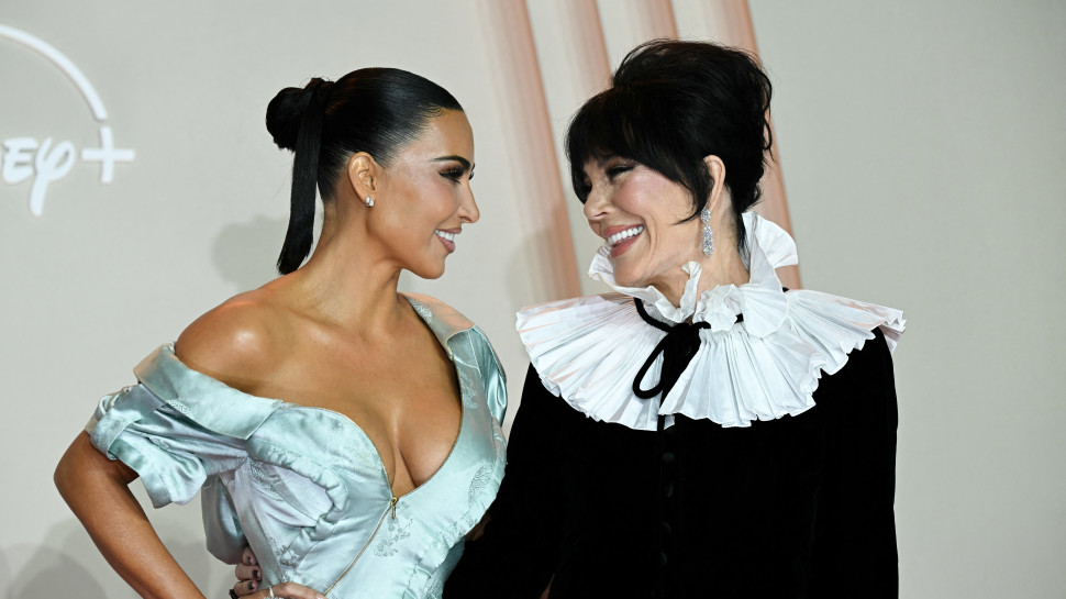 קריס ג׳נר, קים קרדשיאן (צילום: BERTRAND GUAY/AFP via Getty Images)