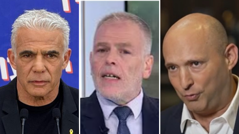 נפתלי בנט, יאיר לפיד ואראל סג"ל (צילום: אראל סג"ל: צילום מסך ערוץ 14, נפתלי בנט: פגוש את העיתונות, יאיר לפיד: דוברות יש עתיד)