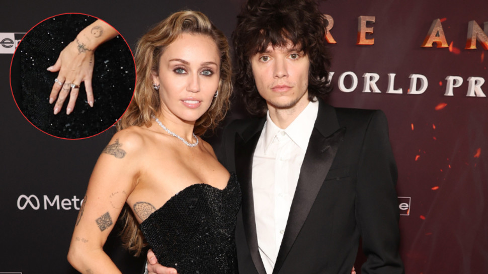 מיילי סיירוס (צילום: מרכזי: Jesse Grant/Getty Images , עיגול: VALERIE MACON / AFP via Getty Images)