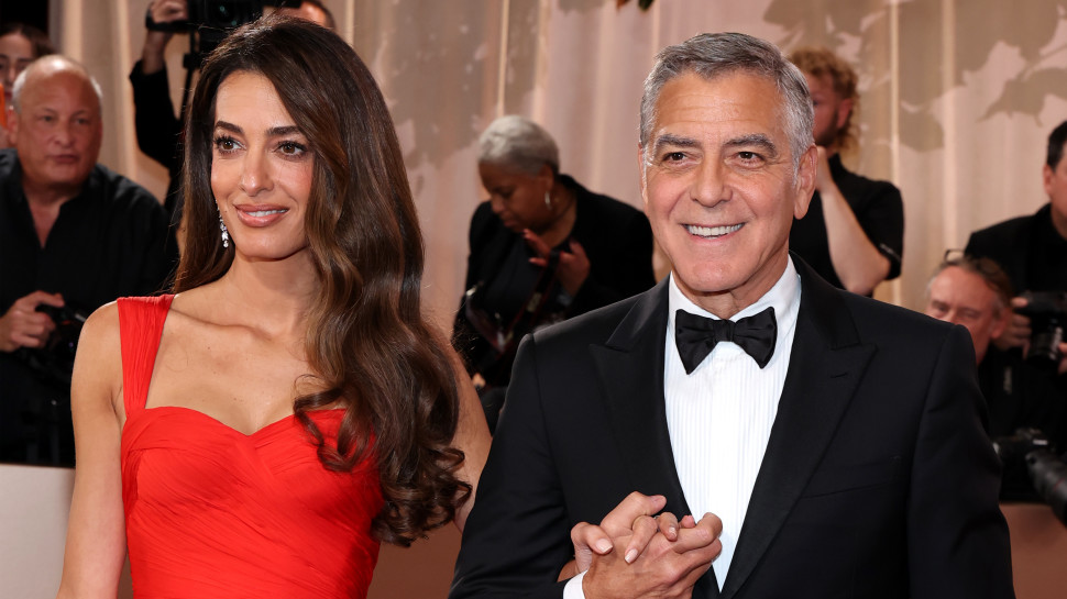 אמל וגורג קלוני (צילום: Amy Sussman/Getty Images)