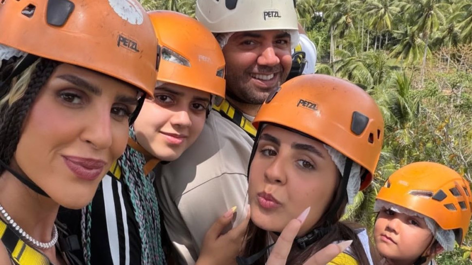 עינב בובליל ומשפחתה בטיול בתאילנד (צילום: אינסטגרם)