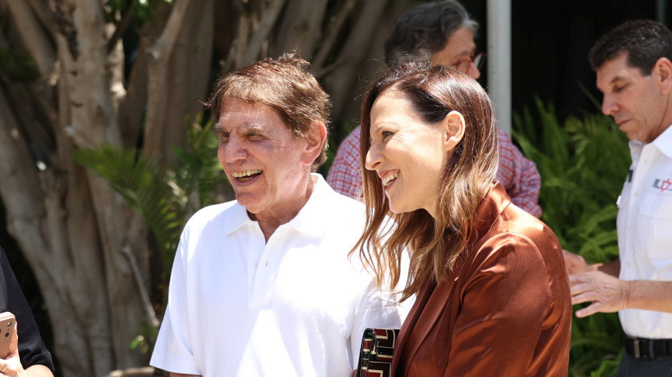 יונית לוי ומשה נוסבאום (צילום: אור גפן)