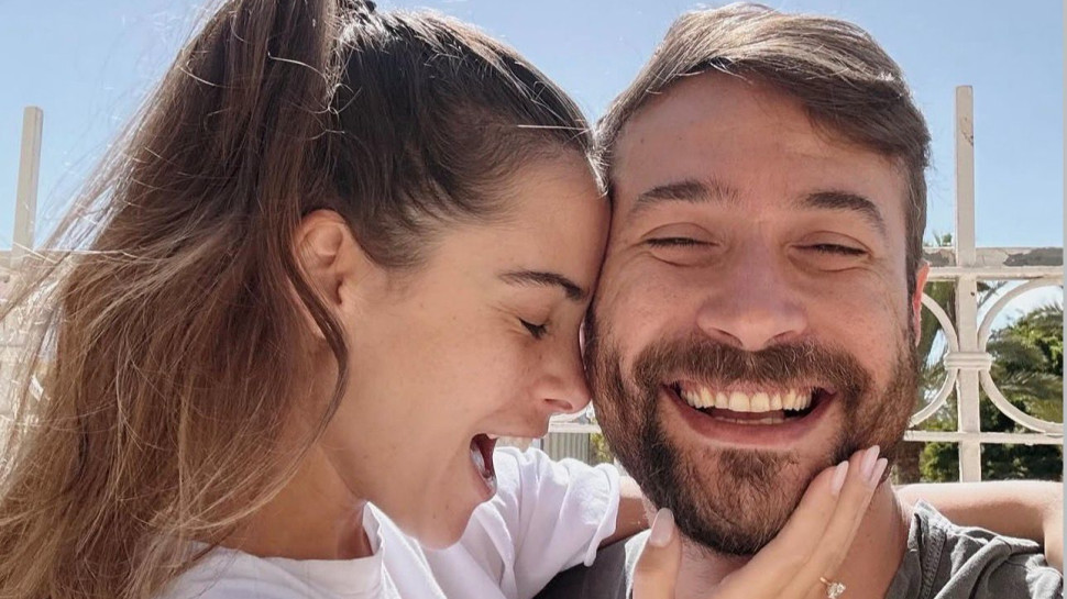 נאיה פדרמן ושון דורון ברגעי אושר מההצעה (צילום: מתוך אינסטגרם)