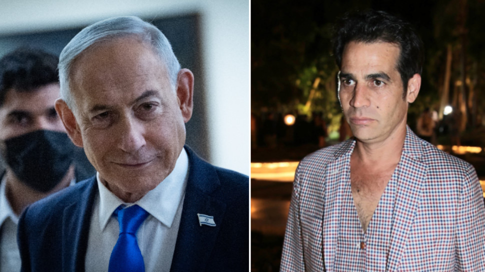 אביב גפן, בנימין נתניהו (צילום: אור גפן, יונתן זינדל פלאש 90)