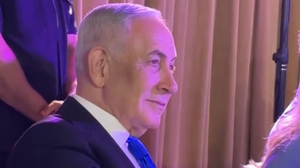 בנימין נתניהו באירוע הוקרה לשרה נתניהו (צילום: שימוש לפי סעיף 27א')