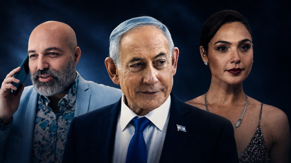 בנימין נתניהו, אורן דוברונסקי, גל גדות (צילום: יונתן זינדל פלאש 90, קשת 12, רויטרס)