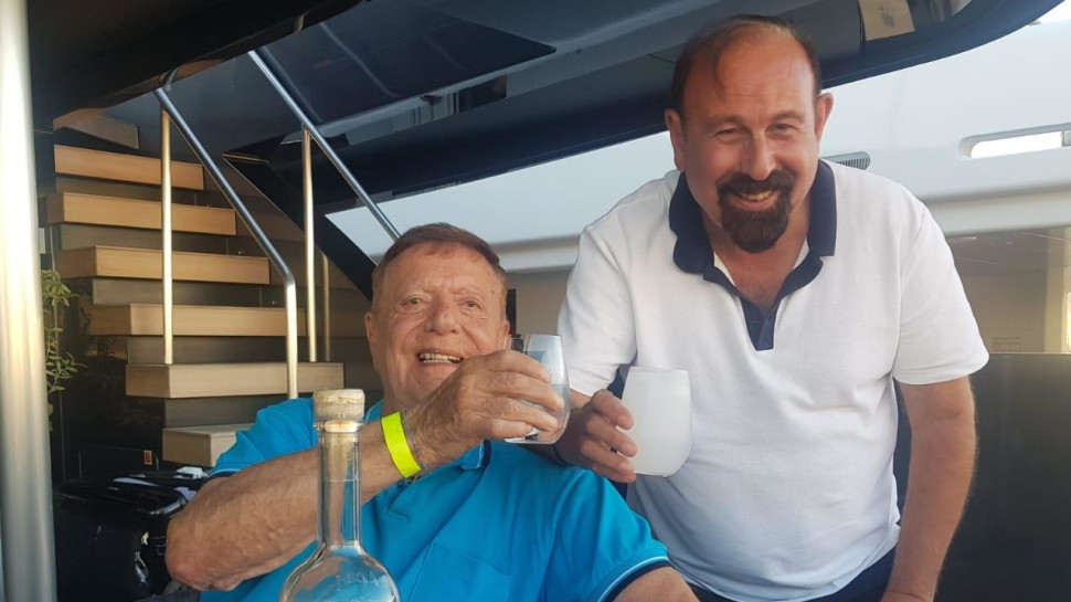 מני ויצמן ומיכאל שטראוס (צילום: פרטי)
