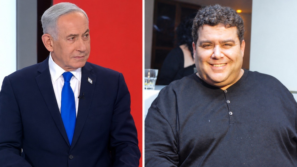 אבי ביטר, בנימין נתניהו (צילום: צילום מסך,אמיר מאירי)