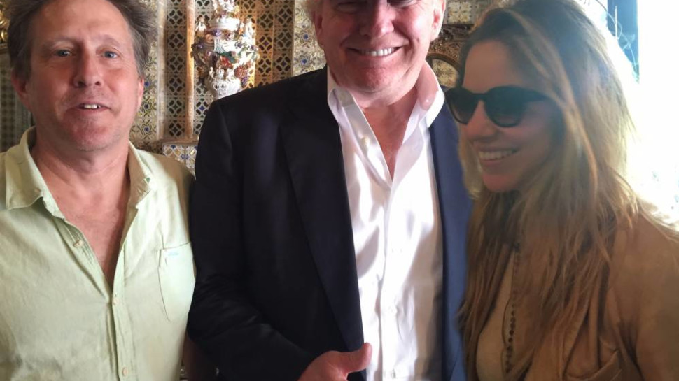 טליה פרבזנר, דונלד טראמפ ופול אסנהיים (צילום: יח"צ)