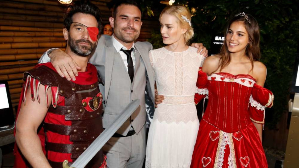 שלומית מלכה, שביט ויזל ובעלה, יהודה לוי (צילום: אלירן אביטל)