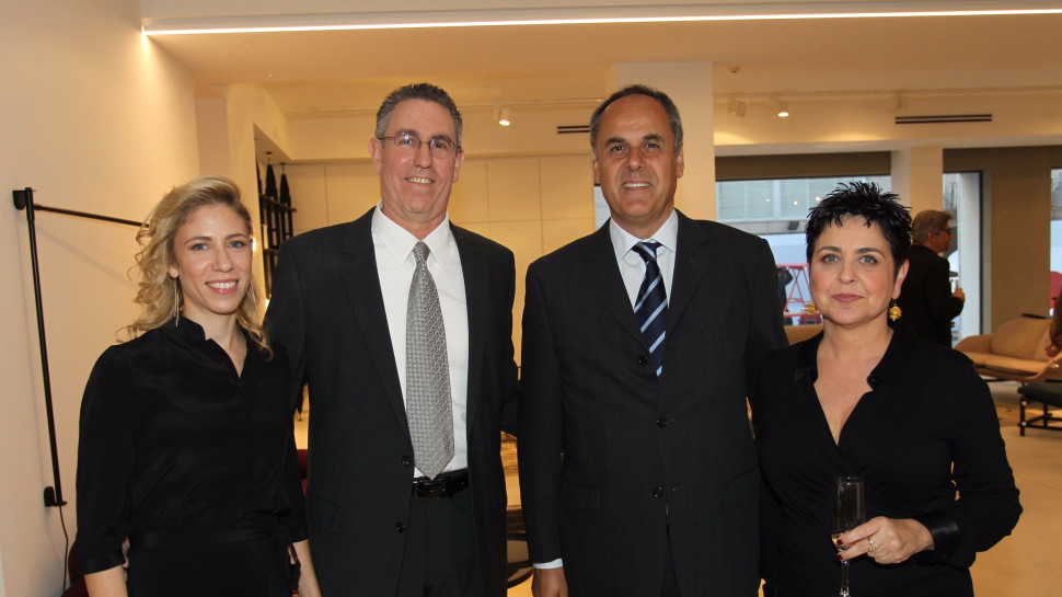 נגה פרידלנדר, אלסיו אלסי, שוקי שוורץ ולירון גילת שוורץ (צילום: רפי דלויה,אביב חופי)