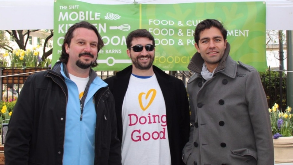 אדריאן גרנייה, דויויד אריסון וג'ייסון אריסון (צילום: יח"צ)