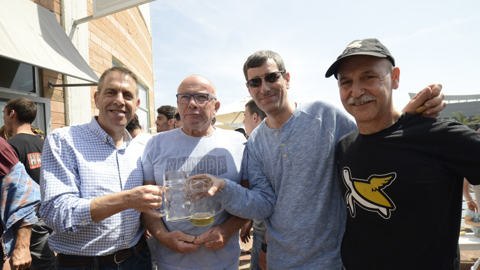 אורי שגיא, יואב לימור, אליקים ילון, אייל מליס (צילום: תום גץ)