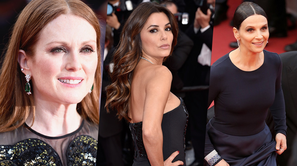 ג'וליאן מור, אווה לונגוריה, ג'ולייט בינוש (צילום: Getty images)