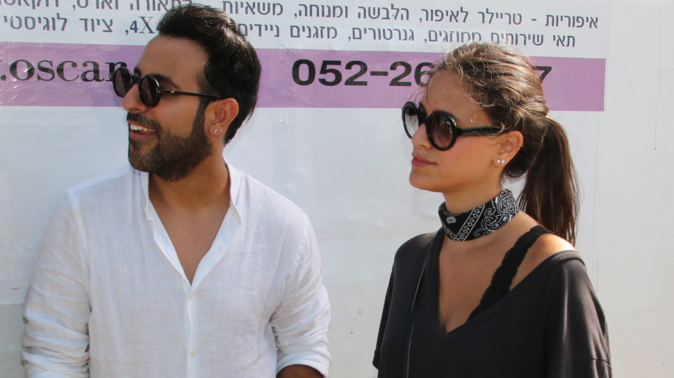 דודו אהרון, שיר רוזנבלום (צילום: ניר פקין)