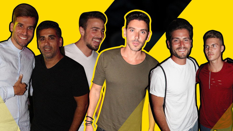 אדריאנו חאובל, רז זלצרמן, מייקל אלרוי, גילי כהן, גיל אלמוג (צילום: אור גפן)