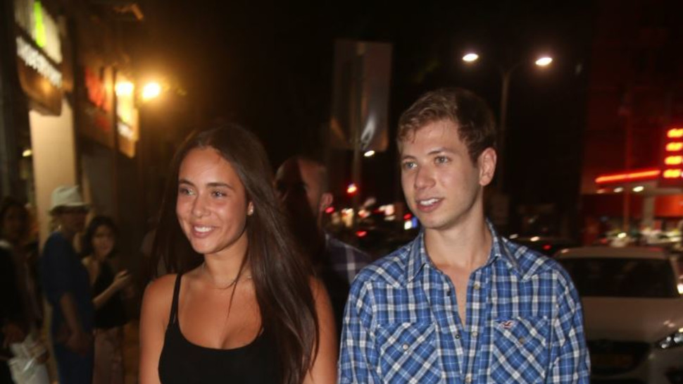 יאיר נתניהו ורומי שטריקר (צילום: ניר פקין)