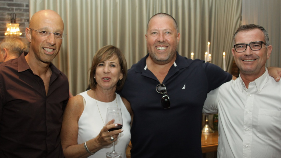 אנדי פרידמן, גיא ידלין, מיכל אביחי ואילן צחי (צילום: ארז שטיינר צלמים)
