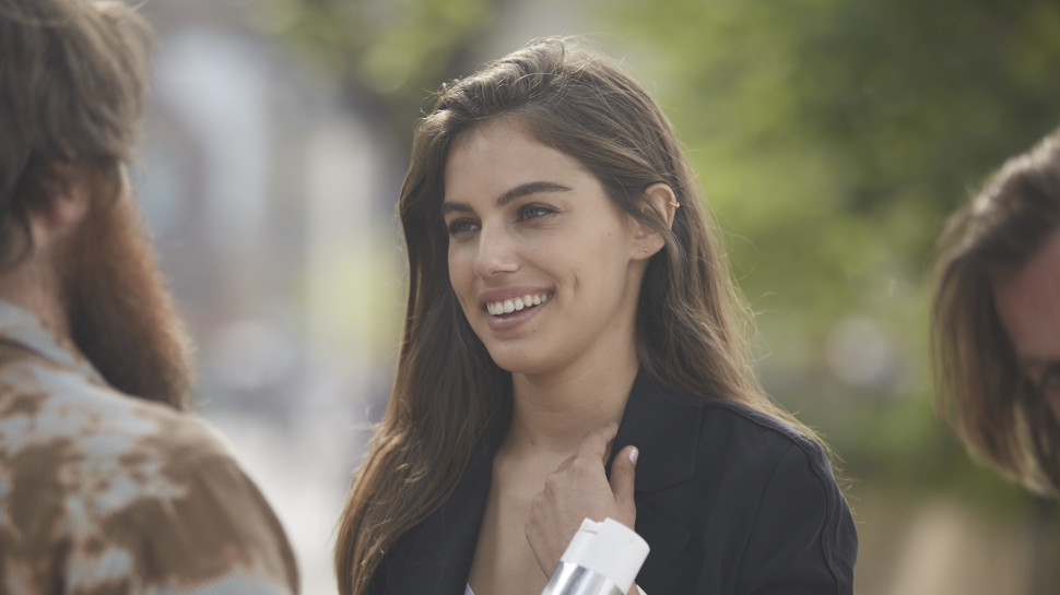 שלומית מלכה לארמני אקסצ'יינג  (צילום: ריקרדו וימרקאטי)