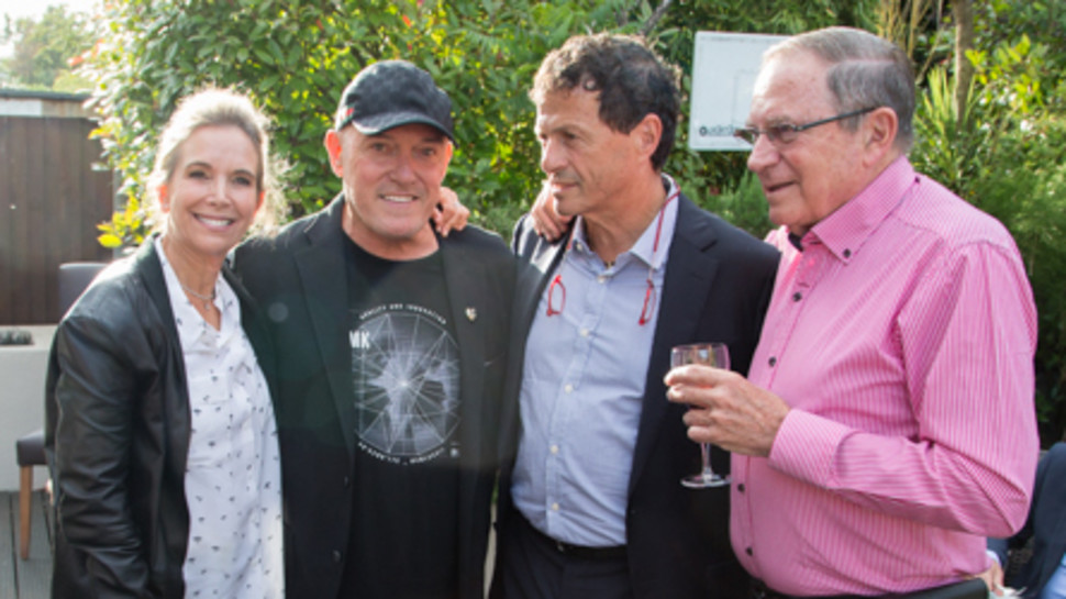 אורי סלונים, אודי אנג'ל, שלומי שבת וריקי אריאל (צילום: Raya Cottrel)