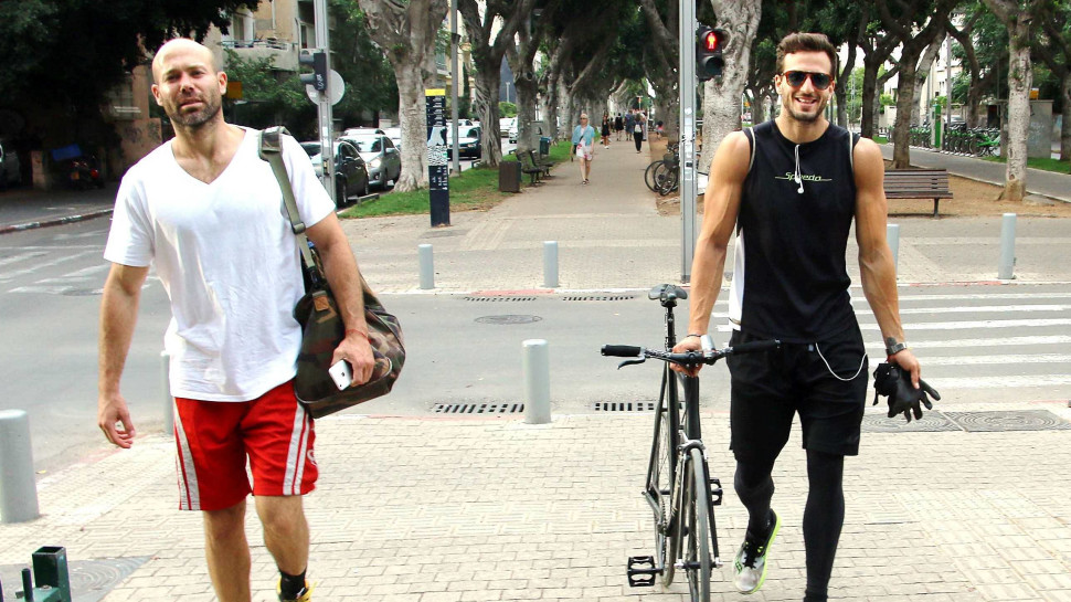 מייקל לואיס, דין שטרן (צילום: אמיר מאירי)