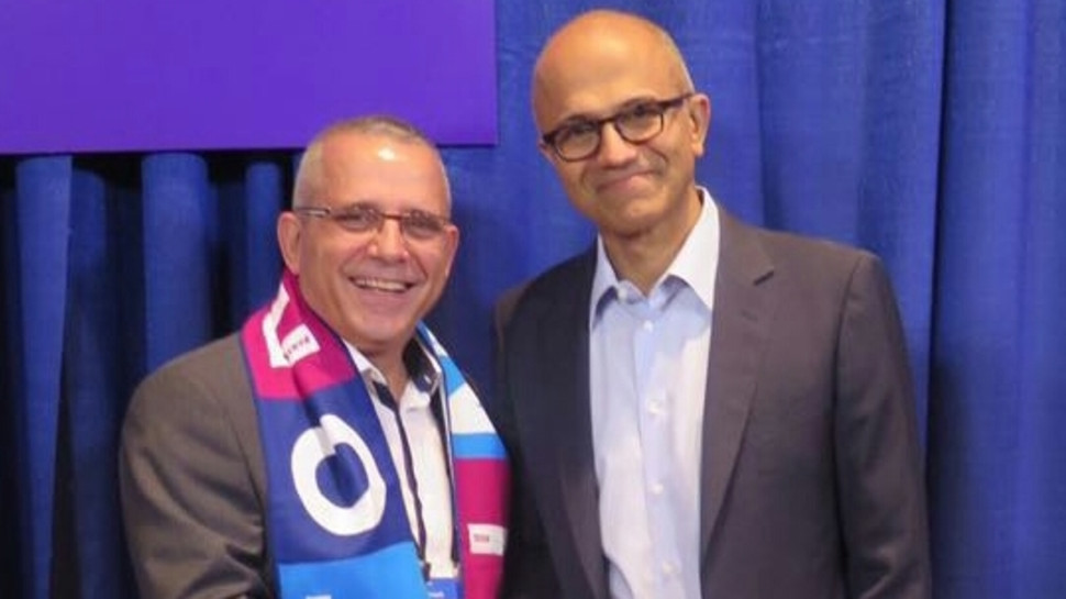 מוטי אלמליח,סאטיה נאדלה (צילום: יח"צ)