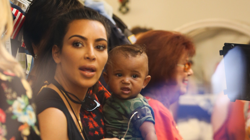 סיינט ווסט, קים קרדשיאן (צילום: Splashnews)