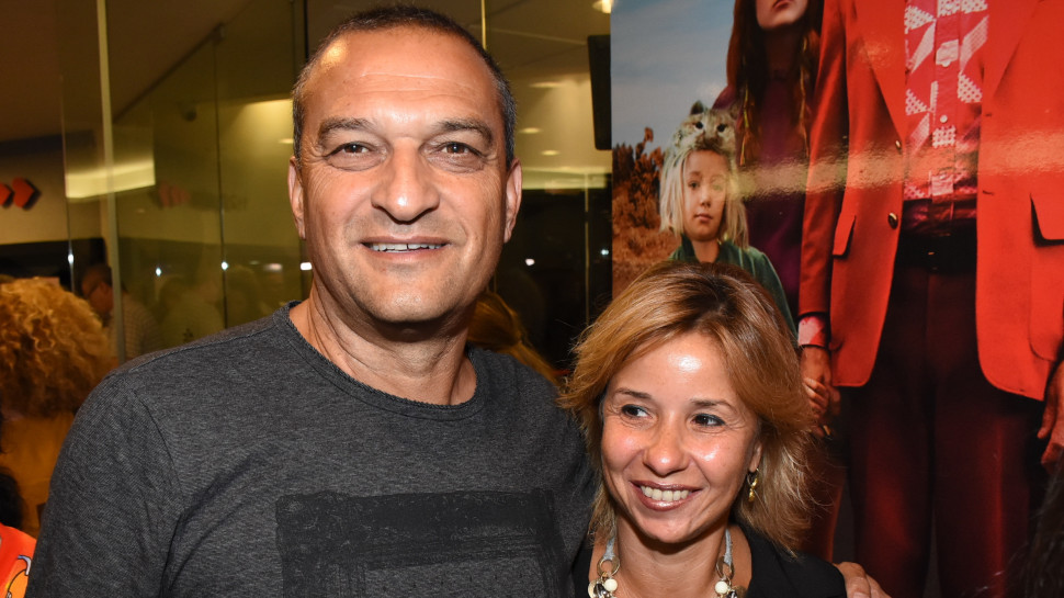 רמי יהושע עם אשתו (צילום: אביב חופי)