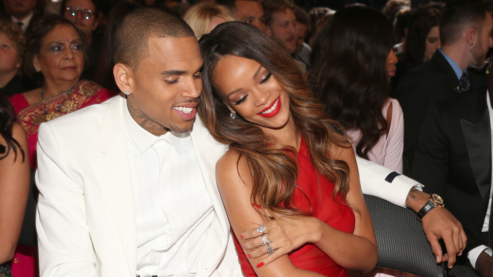 ריהאנה, כריס בראון (צילום: Getty images)