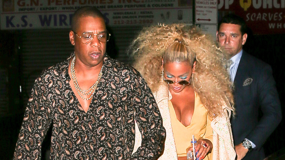 ביונסה, ג'יי זי (צילום: Splashnews)