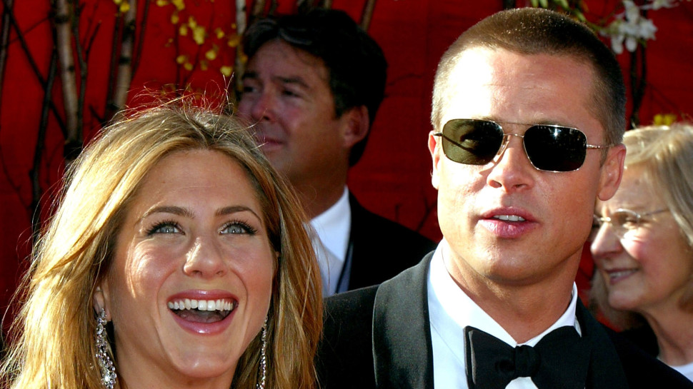 בראד פיט, ג'ניפר אניסטון (צילום: Getty images)