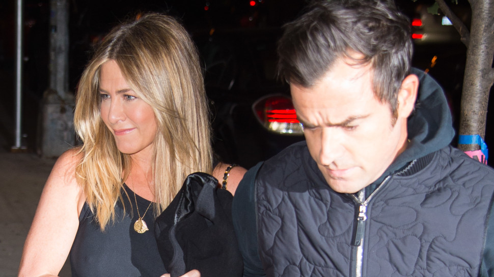 ג'ניפר אניסטון, ג'סטין ת'רו (צילום: Splashnews)