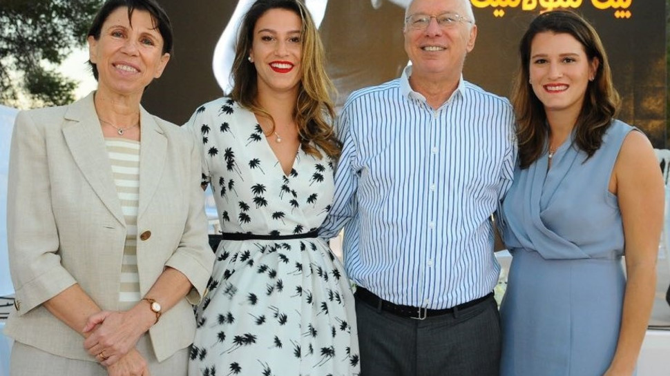 בת עמי כצמן גורדון, חיים כצמן , עברונה כצמן ואורנה בלונדהיים  (צילום: אלון לויטה)