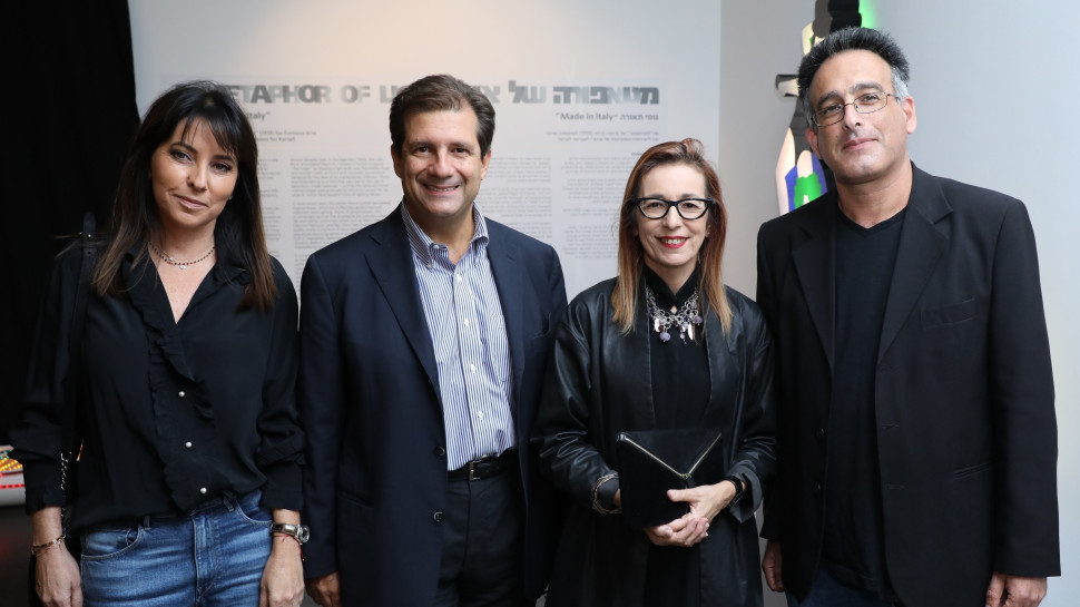 גיא תלם, מיה דבש, פרנצ'סקו מריה טאלו ורז'ין גנזי  (צילום: רפי דלויה)