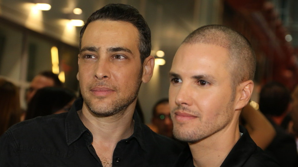 אמיר פיי גוטמן עם ינאי פרישר (צילום: סיוון פרג')