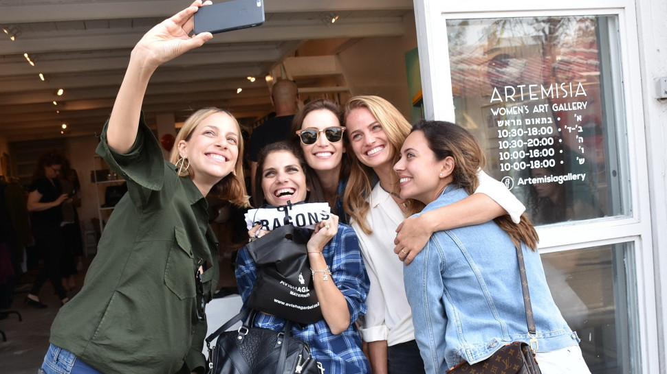 אתי קובו, יערה בנבנישתי, יעל גולדמן (צילום: אביב חופי)